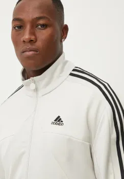 adidas bluza Tiro barbati, culoarea bej, cu imprimeu, IY4286 imagine