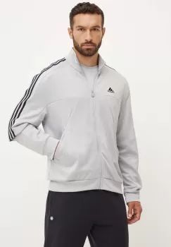 adidas bluza Tiro barbati, culoarea gri, cu imprimeu, IY4285 imagine