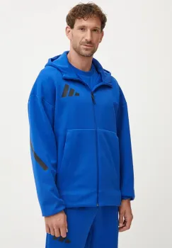 adidas bluza ZNE barbati, cu gluga, cu imprimeu, JF6388 imagine