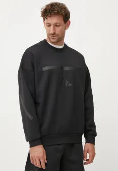 adidas bluza ZNE barbati, culoarea negru, cu imprimeu, JE7536 imagine