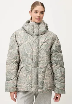 adidas by Stella McCartney geaca culoarea verde, de iarna, JX6787 imagine