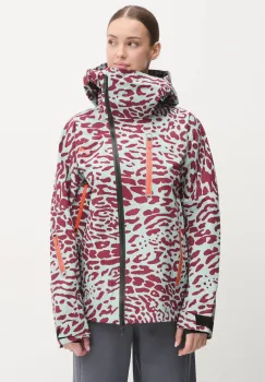 adidas by Stella McCartney geaca x TERREX femei, culoarea verde, IW3867 imagine
