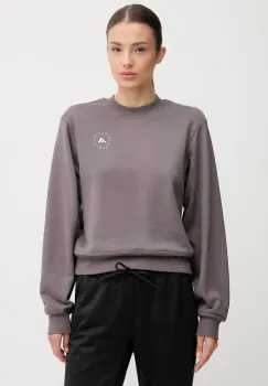 adidas by Stella McCartney hanorac de antrenament culoarea gri, uni, JW4692 imagine
