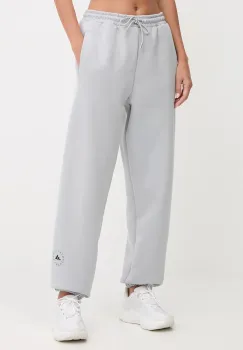 adidas by Stella McCartney pantaloni de trening culoarea gri, uni, JX6777 imagine