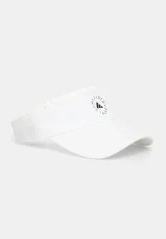 adidas by Stella McCartney sapca cozoroc culoarea alb, cu imprimeu, JJ1005 imagine