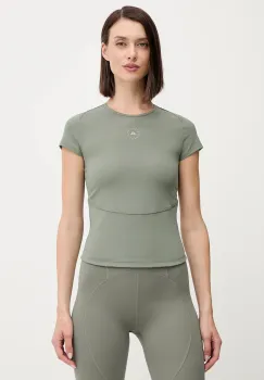 adidas by Stella McCartney tricou de antrenament culoarea verde, JW4564 imagine