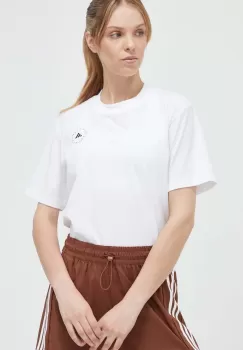 adidas by Stella McCartney tricou femei, culoarea alb imagine