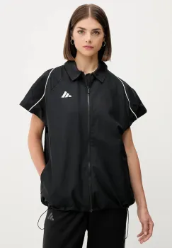 adidas camasa Stadium culoarea negru, cu guler clasic, relaxed, JL6889 imagine