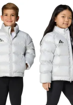 adidas geaca copii culoarea argintiu, JW2474 imagine