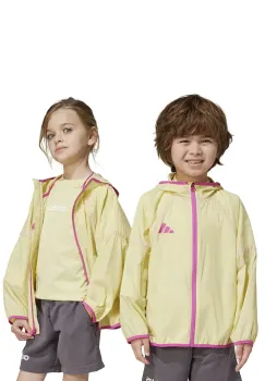 adidas geaca copii culoarea galben, JC9437 imagine