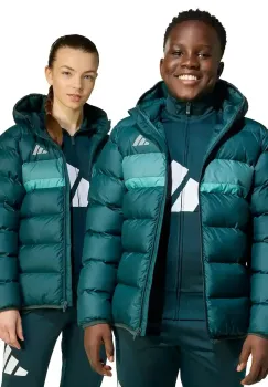 adidas geaca copii culoarea verde, JL7437 imagine