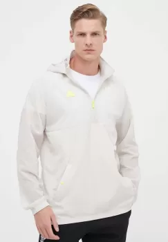 adidas geaca culoarea bej, de tranzitie imagine