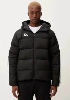 adidas geaca Essentials Climawarm culoarea negru, de iarna, oversize, JM4165 imagine