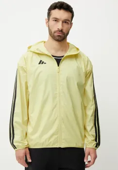 adidas geaca Essentials culoarea galben, de tranzitie, IM7847 imagine