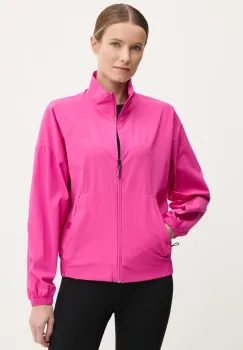 adidas geaca Z.N.E. femei, culoarea roz, de tranzitie, JP4191 imagine