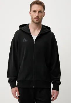 adidas hanorac de bumbac ALL SZN culoarea negru, cu gluga, uni, JI6361 imagine
