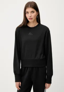 adidas hanorac de bumbac ALL SZN culoarea negru, uni, JJ1259 imagine