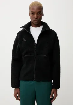 adidas hanorac fleece City Tech culoarea negru, uni, KB1197 imagine