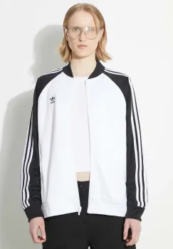 adidas Originals bluza Adicolor Classic SST femei, culoarea alb, modelator, IS4103 imagine