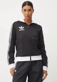 adidas Originals bluza Adicolor femei, culoarea negru, modelator, IW3174 imagine