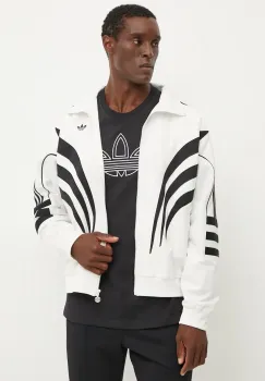 adidas Originals bluza barbati, culoarea alb, modelator, IX6724 imagine