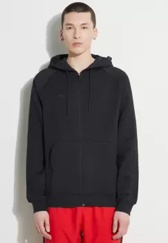 adidas Originals bluza barbati, culoarea albastru marin, cu gluga, cu imprimeu imagine