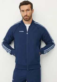 adidas Originals bluza barbati, culoarea albastru marin, cu imprimeu, IX9626 imagine