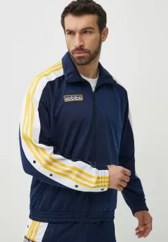 adidas Originals bluza barbati, culoarea albastru marin, modelator, IU2363 imagine