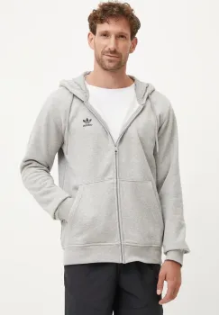 adidas Originals bluza barbati, culoarea gri, cu gluga, neted, IY7354 imagine