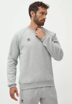 adidas Originals bluza barbati, culoarea gri, melanj, IY4937 imagine