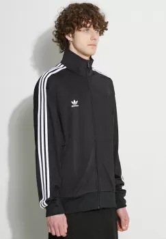 adidas Originals bluza barbati, culoarea negru, cu imprimeu imagine
