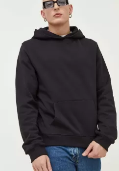 adidas Originals bluza barbati, culoarea negru, neted imagine
