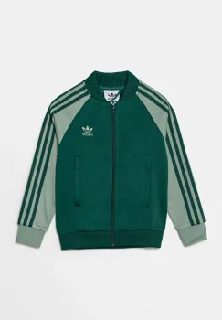 adidas Originals bluza copii culoarea verde, modelator, JD1611 imagine