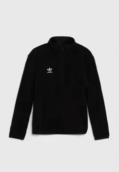 adidas Originals bluza copii POLAR FLEECE HZ culoarea negru, neted, IW3496 imagine
