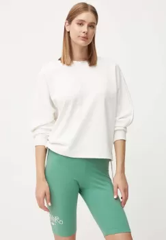 adidas Originals bluza femei, culoarea alb, neted, IZ4943 imagine