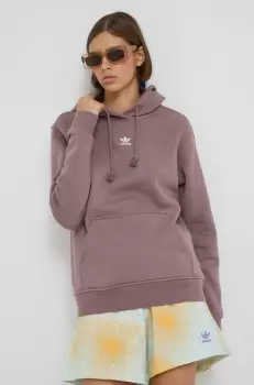 adidas Originals bluza femei, culoarea roz, neted imagine