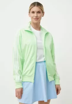 adidas Originals bluza femei, culoarea verde, cu imprimeu, IP0614 imagine