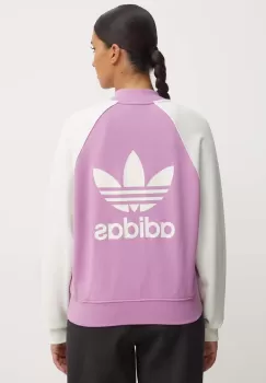 adidas Originals bluza femei, culoarea violet, modelator, IZ2833 imagine