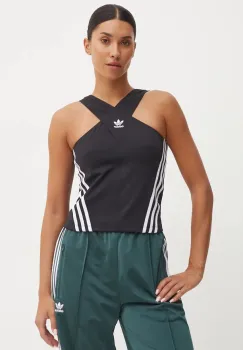 adidas Originals bluza Tank femei, culoarea negru, modelator, JM9258 imagine
