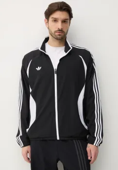 adidas Originals bluza Teamgeist barbati, culoarea negru, cu imprimeu, JC6227 imagine