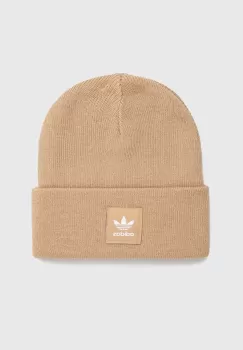 adidas Originals caciula culoarea bej, imagine