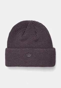 adidas Originals caciula culoarea gri, din tricot gros, IY7031 imagine