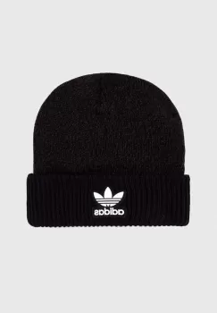 adidas Originals caciula culoarea negru, din tesatura neteda imagine