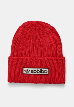 adidas Originals caciula din bumbac culoarea rosu, bumbac, IY4620 imagine