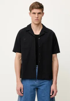 adidas Originals camasa din bumbac Essential culoarea negru, regular, JD2455 imagine