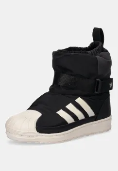 adidas Originals cizme de iarna copii SUPERSTAR 360 WTR BOOT culoarea negru, JQ7949 imagine