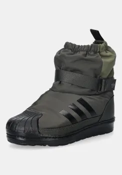 adidas Originals cizme de iarna copii SUPERSTAR 360 WTR BOOT culoarea verde, JQ7950 imagine