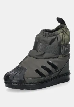 adidas Originals cizme de iarna copii SUPERSTAR 360 WTR BOOT culoarea verde, JQ7952 imagine