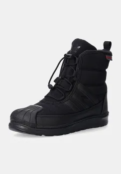 adidas Originals cizme de iarna pentru copii SUPERSTAR 360 BOOT 2.0 C culoarea negru, ID9723 imagine
