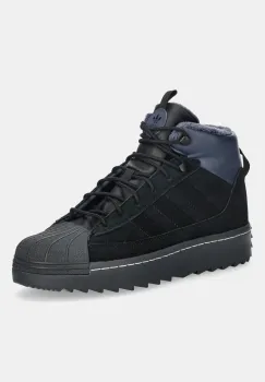 adidas Originals cizme de iarna pentru copii SUPERSTAR WINTER TREK culoarea negru, JQ0346 imagine